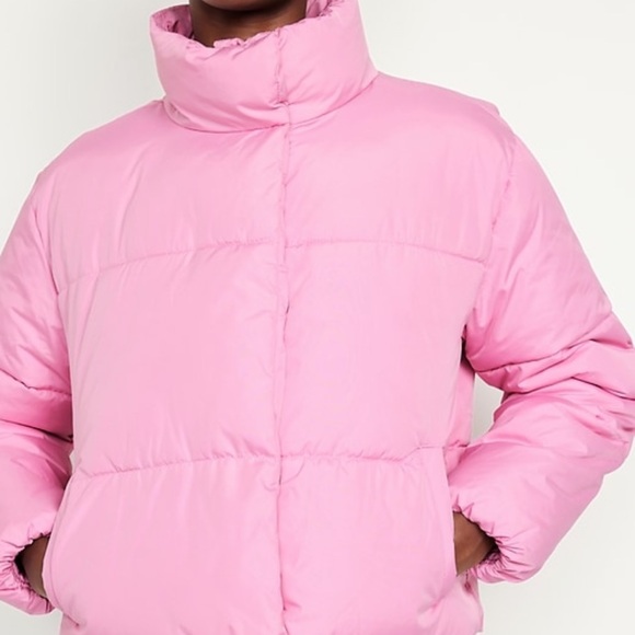 - NWT OLD NAVY Quilted Puffer Jacket Color Rose Quartz - Picture 5 of 8